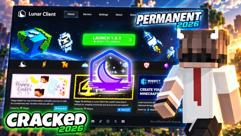 Minecraft Hack / How To Crack Lunar Client for Free (PERMANENT + UPDATED VERSION 2026)